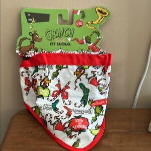 Grinch dog Bandana